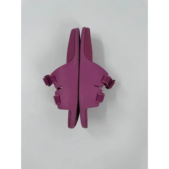 Chaco Kids Chillos Outskirt Fuchsia Slide Sandals K5 Durable Rubber Sole Casual - Picture 7 of 10